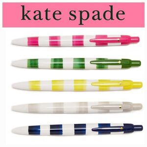 Kate Spade New York Set of 5 Rugby Stripe Pen Set